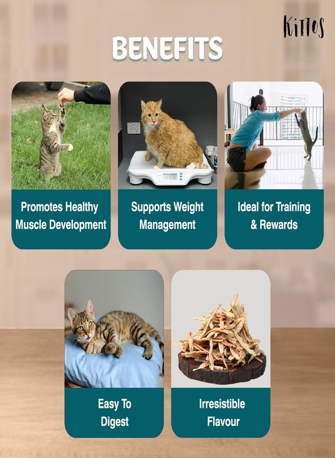 Trixie Combo of Trixie Playing Rod with Fish Toy for Cats - 65 cm and 3 Pack of Kittos Tuna Jerky Strips Treats, 35 g - Image 3